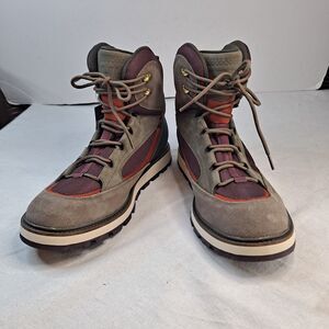 Helly Hanson Peak One Mens 10M Hiking Boots Waterproof Suede/Textile Upper Brown
